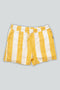 Bold Stripes Shorts (Yellow)